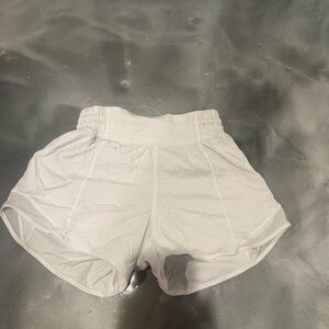Women's White Athletic Shorts